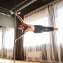 Professional Dancing Pole, Spinning Static Dancing Pole Kit, Portable Removable Pole, 45mm Heavy-Duty Stainless Steel Pole, Heig
