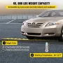  4 Pack Rubber Cable Protector Ramp 103x25.5x5 cm 2 Channel Heavy Duty 66000lbs Load Capacity Cable Wire Cord Cover Ramp Speed B