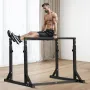 Dip Bar, 363 kg Capacity, Heave Duty Dip Stand Station with Adjustable Height, Fitness Workout Dip Bar Station Stabilizer Parall