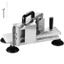 Commercial Tomato Slicer, 3/16 inch Tomato Cutter Slicer, Stainless Steel Heavy Duty Tomato Slicer Machine, Manual Tomato Slicer