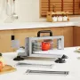 Commercial Tomato Slicer, 1/4"+3/8"+3/16" Tomato Cutter Slicer, Stainless Steel Heavy Duty Tomato Slicer Machine, Manual Tomato 