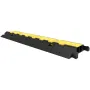 4 pakke gummikabelbeskytter ramp 2 kanal tunge 66000 kg
