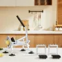 Commercial Vegetable Slicer, 1/4"+3/8"+1/2" Fruit Slicer, Stainless Steel and Aluminum Alloy Vegetable Cutter Slicer Machine, Ma