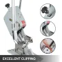 Manual U-shape Sausage Clipper Clipping Machine Food Clipping Maker for Sausage Packing Sealing with 1 Box of Buckles 5000pcs