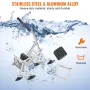 Commercial Vegetable Slicer, 1/2 inch Fruit Slicer, Stainless Steel and Aluminum Alloy Vegetable Cutter Slicer Machine, Manual S