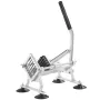 Commercial Vegetable Slicer, 1/2 inch Fruit Slicer, Stainless Steel and Aluminum Alloy Vegetable Cutter Slicer Machine, Manual S