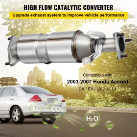 High Flow Catalytic Converter for 2003-2007 Honda Accord DX/EX/LX 2.4L L4