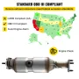 High Flow Catalytic Converter for 2003-2007 Honda Accord