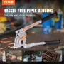 Pipe Tube Bender, 1/4 ", 3/8", 1/2 "OD, 3 i 1 Manual Level Tube