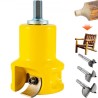 Tenon Cutter, 1.5" / 38 mm Diameter, Premium Aluminum & Steel Log Furniture Cutter, with Dual Curved Blades & Button Screws