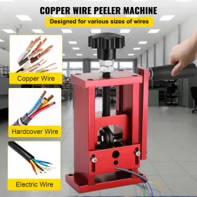 1.5-20mm Copper Wire Stripping Machine 1 blade Cable Stripper Scrap Metal Recycle Wire Stripping Tool Manual & Semi-automatic