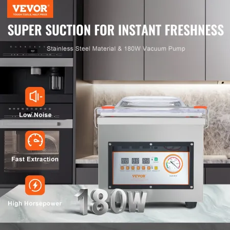 Chamber Vacuum Sealer, 320W tætningseffekt