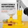Hydrostatic Test Pump, Max 25 bar/362 PSI, Single Valve Hydraulic Manual Water Pressure Tester Kit with Gauge 5L Water Tank, 1 m
