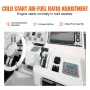 Boat Throttle Control, 8M0059686 Top-Mounted Outboard Remote Control Box for Mercury PT 2-Stroke, Marine Throttle Control Gear B
