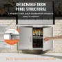 990x660 mm BBQ Island Access Door Outdoor Kitchen Door Rustfrit