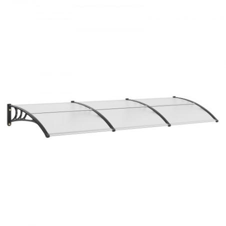 Window Door Awning Canopy, 38" x 117" Door Canopy Exterior, UF50+ PC Sunshade Sheet Awnings, Outdoor Patio Awning Sun Shade,