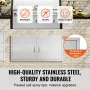 1067x534 mm BBQ Island Access Door Outdoor Kitchen Door