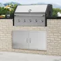 1067x534 mm BBQ Island Access Door Outdoor Kitchen Door