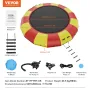17ft oppustelig vandtrampolin svømmeplatform hopp til pool -sø
