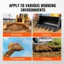 Bucket Tooth Bar, 48 '', Heavy Duty Tractor Bucket 6 tænder bar
