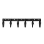 Bucket Tooth Bar, 48'', Heavy Duty Tractor Bucket 6 Teeth Bar for Loader Tractor Skidsteer, 4560 lbs Load-Bearing Capacity Bolt 