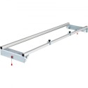 Router Sled, 60 inches / 152.4cm Width, Slab Guide Jig for Woodworking with Locking Function, Portable and Easy to Adjust,