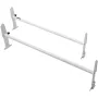 Van Roof Ladder Rack, 2 Bar Alloy Steel Ladder Racks, Adjustable from 1200-2000 mm, 227 kg Capacity, Roof Rack Compatible with F