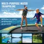 12ft oppustelig vandtrampolin svømmeplatform afvisning til pool