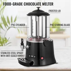 Hot Chocolate Machine KS-RQ Chocolate Melter Machine Hot Chocolate Dispenser Machine 10L for Hotels Restaurants Bakeries Cafes