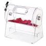 Acrylic Raffle Drum, Holds 2500 Tickets or 100 Raffle Balls, Professional Raffle Ticket Spinning Cage with 2 Keys, Transparent L