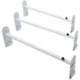 Van Roof Ladder Rack, 3 barer legeringsståltakstativer, 340 kg