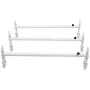 Van Roof Ladder Rack, 3 barer legeringsståltakstativer, 340 kg