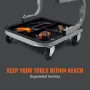 Mechanics Garage Stool 250 LBS Mechanic Creeper Seat Under Car Tool Tray