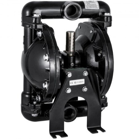 erated Double Diaphragm Pump QBY4-25L F46 35 GPM 1 Inch Inlet And Outlet