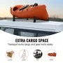 Van Roof Ladder Rack, 2 Bars Alloy Steel Roof Racks, 227 KG Capacity Roof Rack, Adjustable Length 910-1330 mm, Van Ladder Rack C