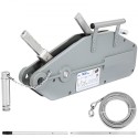 Wire Rope Puller1.6t/3500 lbs kapacitet Håndvinsrov 82ft Grip Puller Manual Wire Rope Puller Heavy Wire Rope Grip Puller
