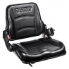 Universal Forklift Seat, Fold Down Tractor Seat with Adjustable Angle Back, Micro Switch and Retractable Seatbelt, 6.3-13.4