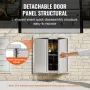 BBQ Access Door, 610x610 mm dobbelt udendørs køkkendør