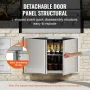 BBQ Access Door, 914x610 mm dobbelt udendørs køkkendør