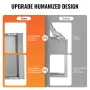 BBQ Access Door, 914x610 mm Double Outdoor Kitchen Door, Stainless Steel Flush Mount Door, Wall Vertical Door with Recessed Hand