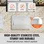 BBQ Access Door, 685x508 mm Single Outdoor Kitchen Door, Stainless Steel Flush Mount Door, Wall Vertical Door with Handle, for B