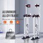 Drywall Stilts, 24''-40'' Adjustable Aluminum Tool Stilts with Protective Knee Pads, Durable and Non-slip Work Stilts for