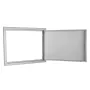 BBQ Access Door, 685x508 mm Single Outdoor Kitchen Door, Stainless Steel Flush Mount Door, Wall Vertical Door with Handle, for B