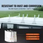 Van Roof Ladder Rack, 3 Bar Alloy Steel Ladder Racks with Ladder Stoppers, 340 kg Capacity, Adjustable Roof Racks for Full-size 