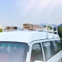 Van Roof Ladder Rack, 3 Bar Alloy Steel Ladder Racks with Ladder Stoppers, 340 kg Capacity, Adjustable Roof Racks for Full-size 