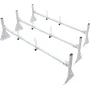 Van Roof Ladder Rack, 3 Bar Alloy Steel Ladder Racks with Ladder Stoppers, 340 kg Capacity, Adjustable Roof Racks for Full-size 