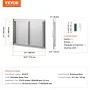 774x533 mm BBQ Island Access Door Outdoor Kitchen Door Rustfrit