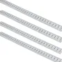 E Track Tie-Down Rail Kit, 24PCS 5' E-Tracks Set Includes 8 Steel Rails & 8 O-Ring Anchors & 8 Tie-Offs with D-Ring, Versatile S
