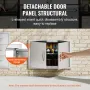 BBQ Access Door, 711x482 mm Double Outdoor Kitchen Door, Stainless Steel Flush Mount Door, Wall Vertical Door with Handles, for 