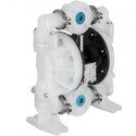 erated Double Diaphragm Pump Chemical Industrial 1 Inch Inlet And Outlet